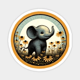 Baby Elephant Magnet