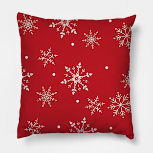 Pretty snowflakes Pillow