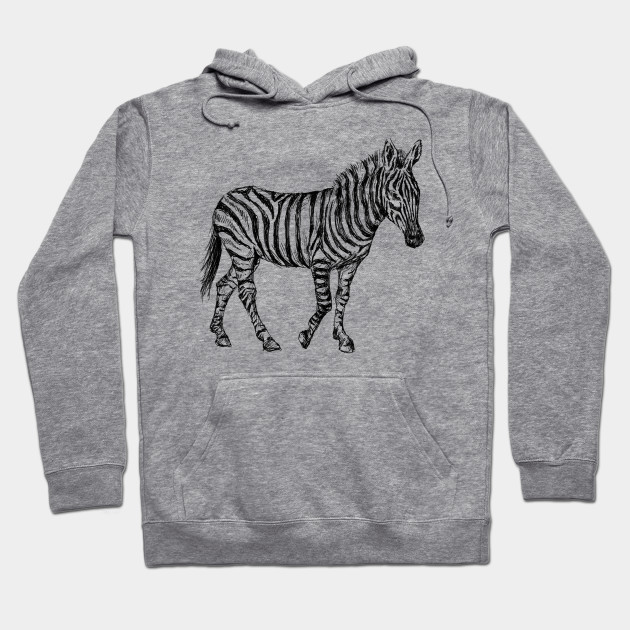 zebra print hoodie