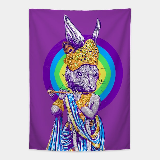 Hare Krishna Tapestry by yoshi_amtha