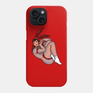 GIRL OLDSCHOOL TATTOO STYLE Phone Case