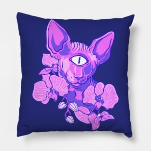 Pink Field of Cyclops Pillow