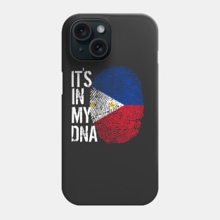 Philippines Flag Fingerprint My Story DNA Filipino Phone Case