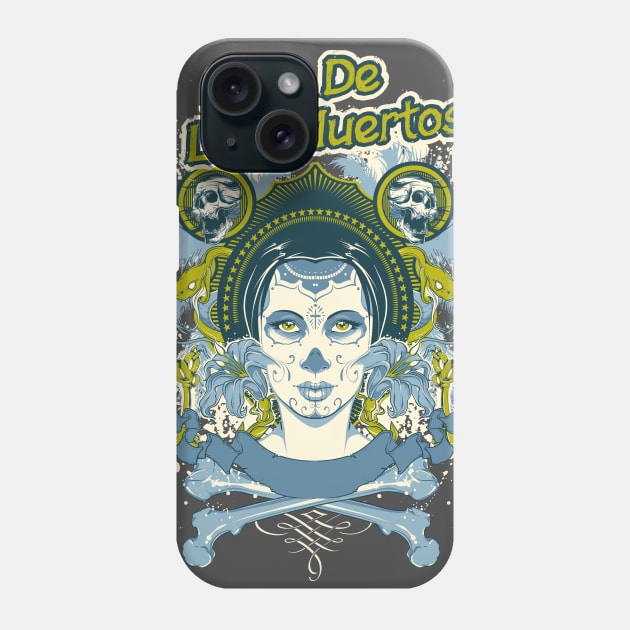 Diva de los Muertos Phone Case by Verboten