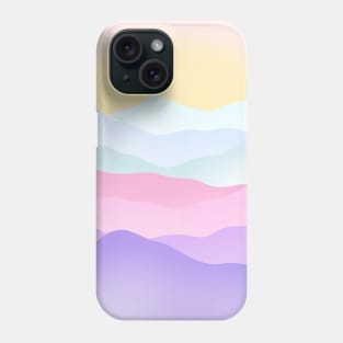 Mountains Pastel Rainbow Phone Case