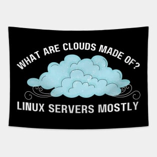 Funny Computer What are Clouds Made of Linux Servers Tapestry