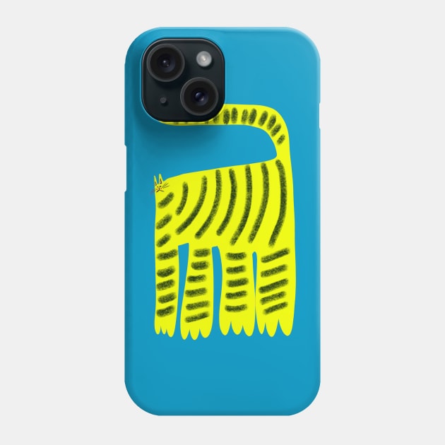 Cat Lime Phone Case by AshleyPercival