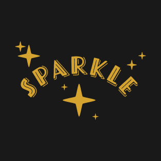 SPARKLE yellow stars T-Shirt