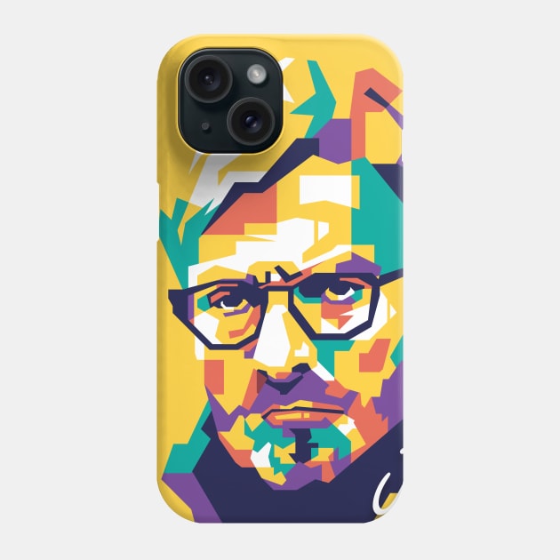 Jurgen Klopp The Master Mind of Liverpool Phone Case by pentaShop