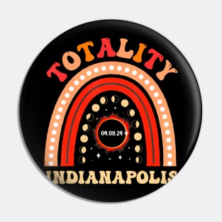 Total Solar Eclipse 2024 INDIANAPOLIS April 8th for women Pin