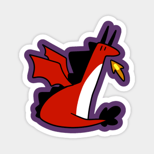 Little Red Dragon Magnet