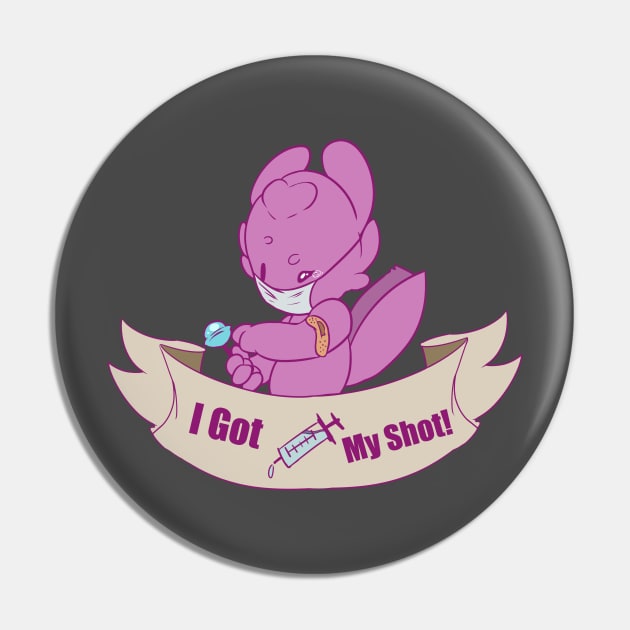 I got my Shot Pin by kelsmister