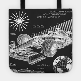 F1 Space Graphic Tote