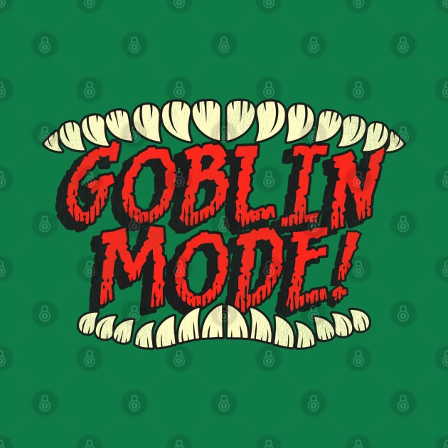 GOBLIN MODE! by darklordpug