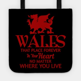 Wales Forever In Your Heart Welsh Pride Cymru Tote