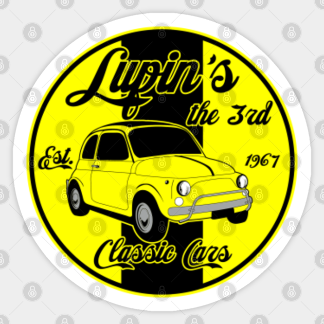 Classic Cars Anime Ed Anime Sticker Teepublic Uk