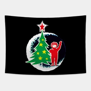Soviet New Year in Space, Space Christmas Soviet Tapestry