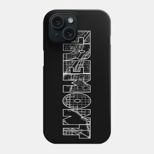 Fremont Street Map Phone Case