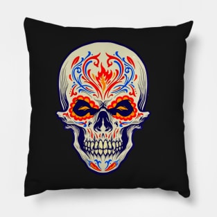 Sugar skull Dia de Los Muertos Pillow