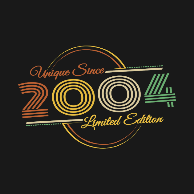 Vintage 2004 Birthday Unique Retro Vintage by HBfunshirts