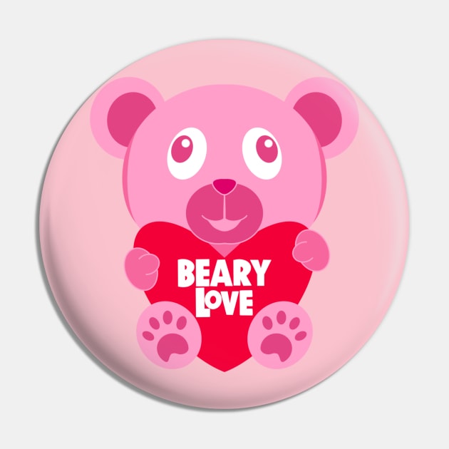 Beary Love Pin by EV Visuals