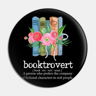 Wildflower Booktrovert Definition Book Lover Bookish Library Pin