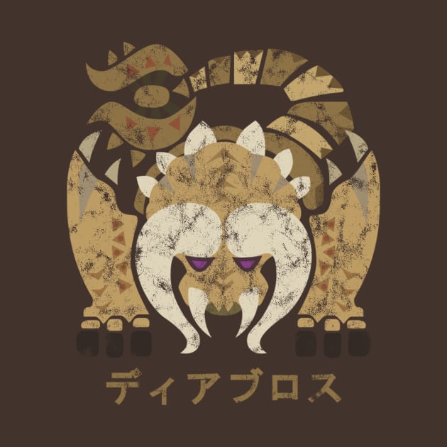 Diablos Distressed Icon Kanji by StebopDesigns