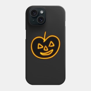 Halloween Pumpkin Simple Drawing Phone Case