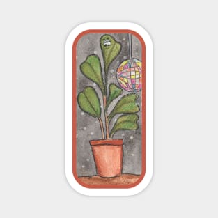 Disco Houseplant Magnet