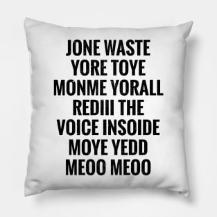 JONE WASTE Pillow