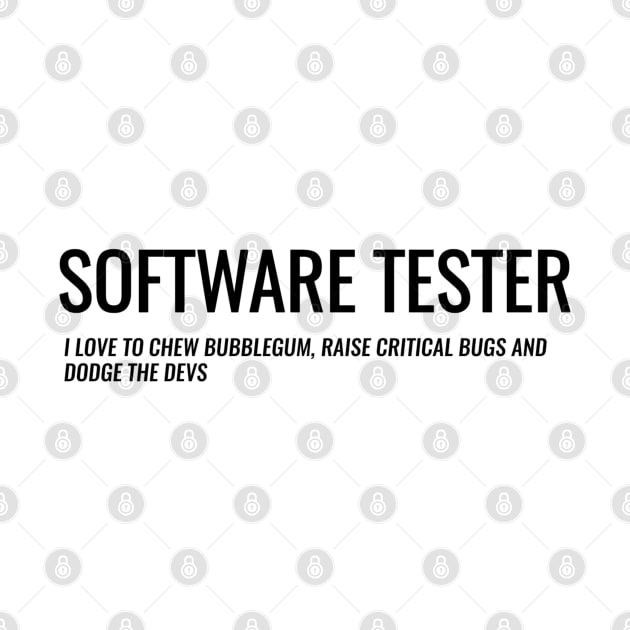 testing - Software Quality assurance management - Software tester by Saishaadesigns