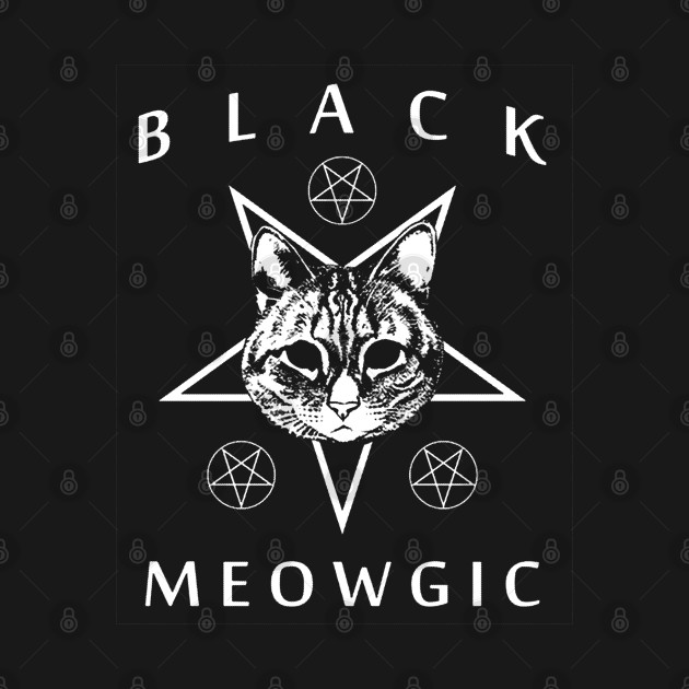 Discover Black Meowgic - Black Meowgic - T-Shirt