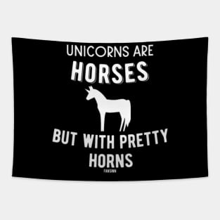 Unicorn horse mythical creatures Pony Unicorn- Tapestry