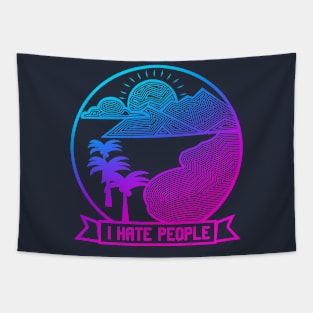 I HATE PEOPLE Tapestry