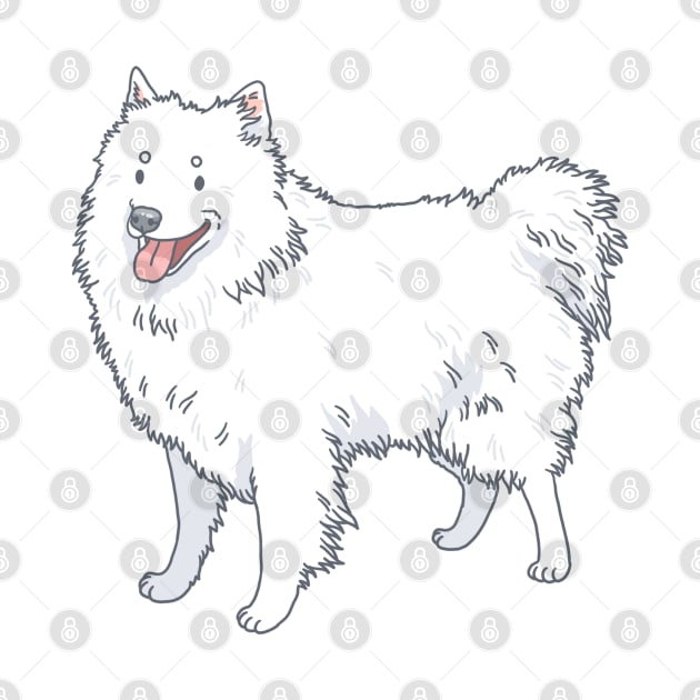 American Eskimo Dog by Csieben