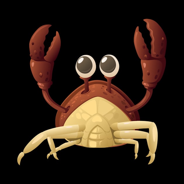 Crab Funny Crazy by Oliveshopping