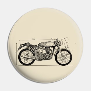 classic bike Pin