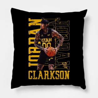 Jordan Clarkson Basketball 8 Pillow