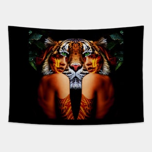 Tiger Twins Tapestry