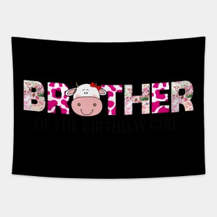 Brother Of Birthday Girl Farm Animal Bday Party Celebrations Tapestry