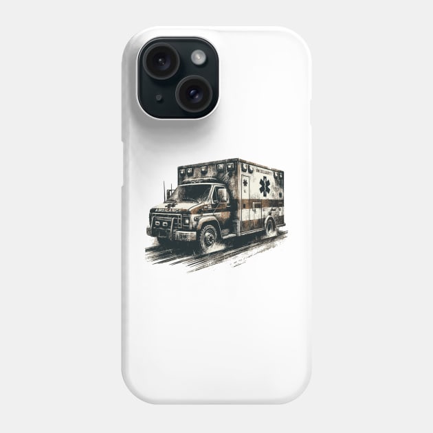 Ambulance Phone Case by Vehicles-Art