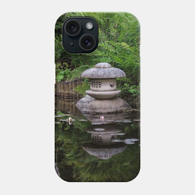 Japanese pond reflections Phone Case by SandiLin