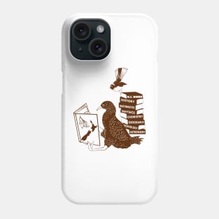 New Zealand birds reading books Phone Case