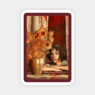 Mathilda's Sunflowers Magnet