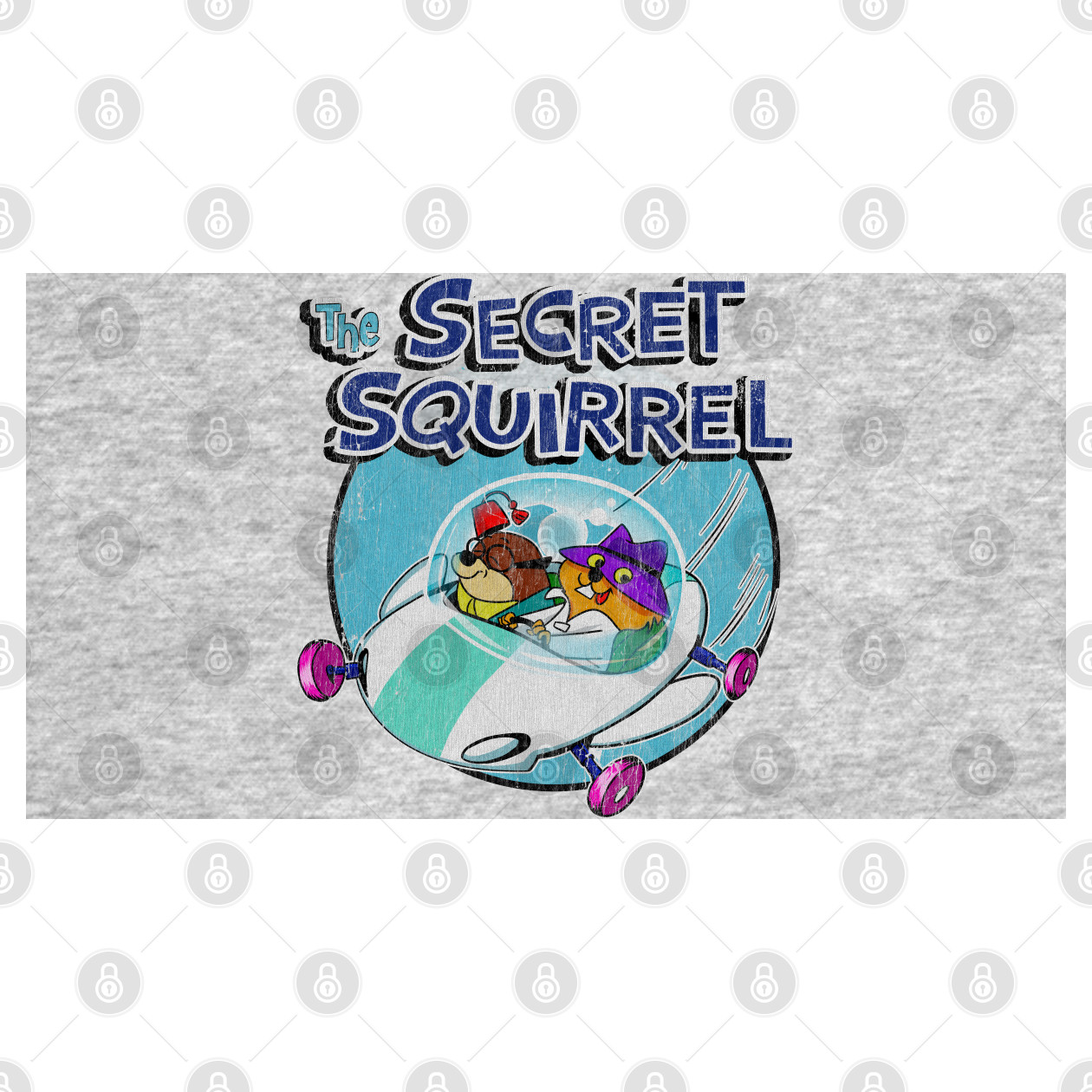 Secret Squirrel T Shirt - Moisture Wicking Anti Bacterial Performance Shirt