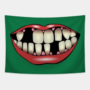 Funny Looking Mouth Tapestry