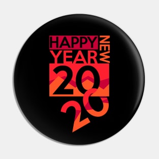 Happy New Year 2020 Pin