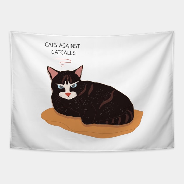 Cats against catcalls Tapestry by dddesign