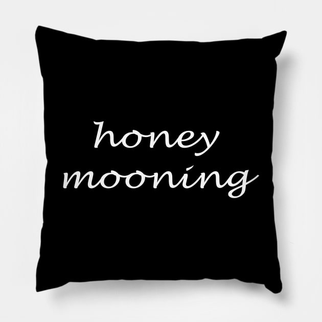 Honey mooning Pillow by sunima