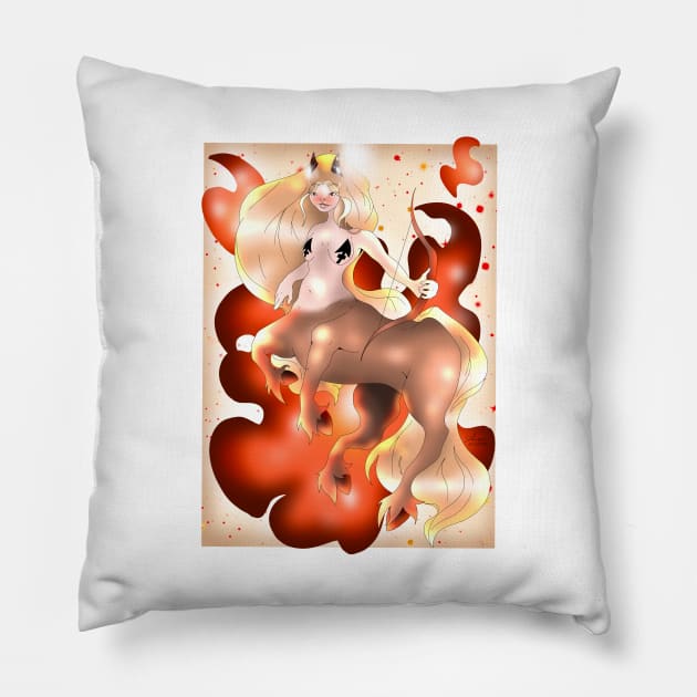 Sagittarius (Zodiac Sign) Pillow by XoXy24